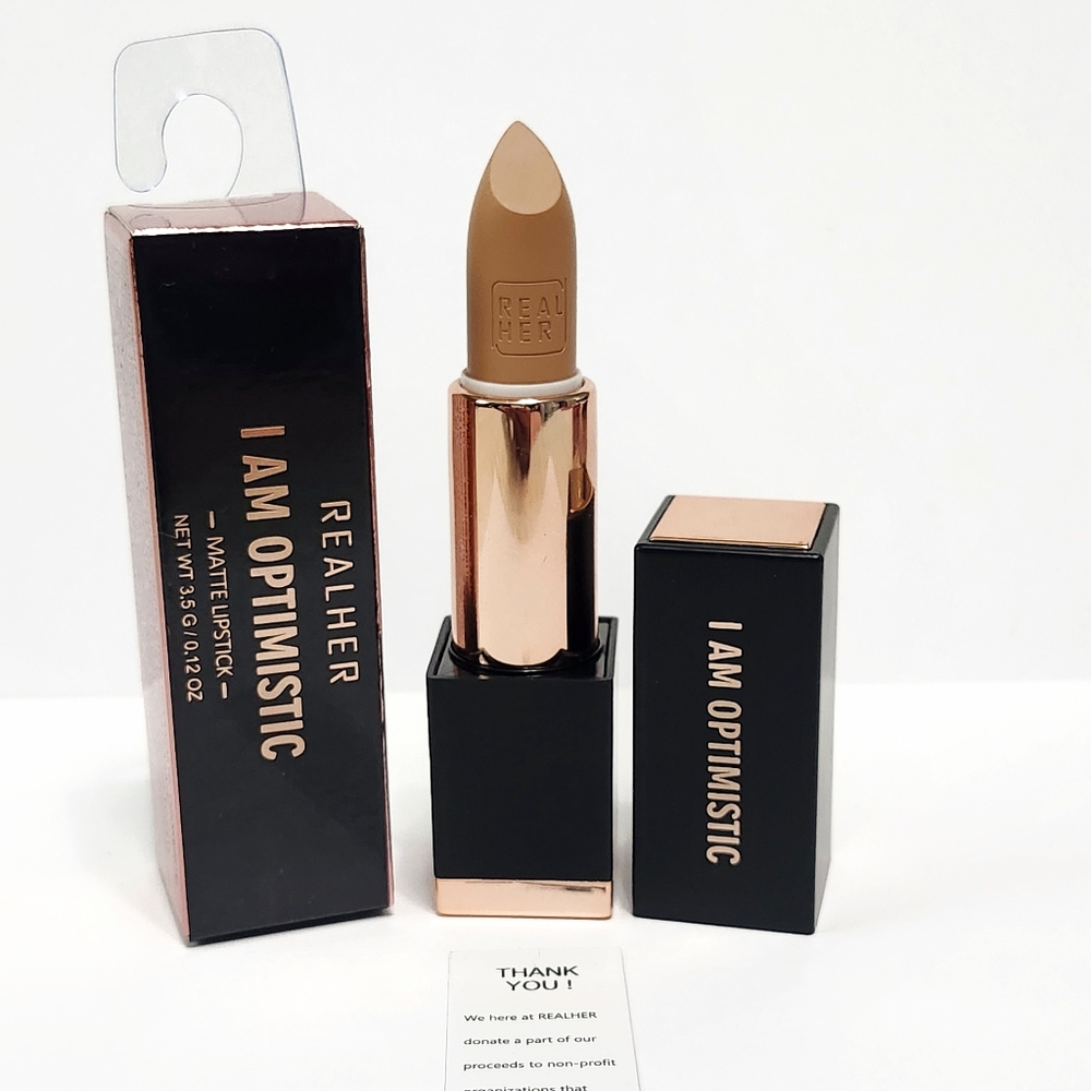 RealHer Peachy Nude I'm Optimistic Lipstick